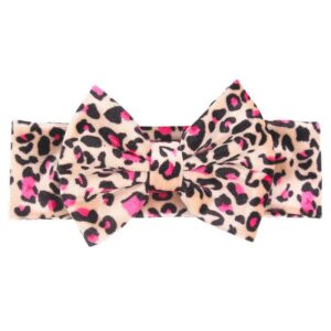 Bandeau Bébé Fille Léopard en Velours Awa Le Bandeau Français | Bandeau Cheveux Femme <h3>Transformez le look de votre petite princesse avec le bandeau bébé léopard en velours Awa. Cette pièce ultra-trende et faite main offre un style fashion garantie. Choisissez parmi 6 variantes chic et tendances.</h3>
<ul> <li>Fabrication : Fait main</li> <li>Taille : 30 cm de circonférence, bandeau en taille unique extensible</li> <li>Composition : Polyester, Spandex imitation velours</li> <li>Type : Bandeau bébé fille à noeud.</li>
</ul>