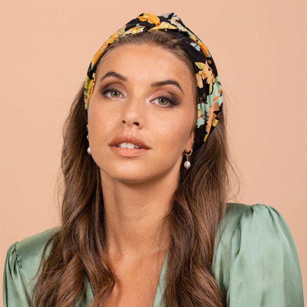 Bandeau cheveux imprimé floral Georgina Le Bandeau Français | Bandeau Cheveux Femme