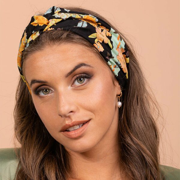 Bandeau cheveux imprimé floral Georgina Le Bandeau Français | Bandeau Cheveux Femme