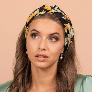 Bandeau cheveux imprimé floral Georgina Le Bandeau Français | Bandeau Cheveux Femme