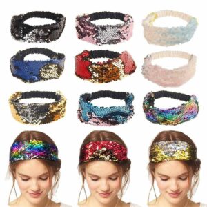 Bandeau cheveux à sequins Irina Le Bandeau Français | Bandeau Cheveux Femme <h3>Le bandeau à sequins : votre allié beauté glamour et réversible</h3><p>Illuminez votre style avec le bandeau Irina, un bijou capillaire à sequins réversibles. Passez du mat au brillant d'un simple geste, pour une coiffure qui s'adapte à votre humeur. Ce bandeau élastique fait main allie confort et sophistication, ajoutant une touche d'éclat à chaque tenue.</p><ul> <li>Fabrication : Fait main</li> <li>Taille : Bandeau Sequins Irina en taille unique et élastique</li> <li>Composition : Coton, polyester, spandex, sequins</li> <li>Type : Bandeau cheveux femme, côté nuque élastiqué.</li></ul>