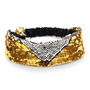 Bandeau cheveux à sequins Irina Le Bandeau Français | Bandeau Cheveux Femme <h3>Le bandeau à sequins : votre allié beauté glamour et réversible</h3><p>Illuminez votre style avec le bandeau Irina, un bijou capillaire à sequins réversibles. Passez du mat au brillant d'un simple geste, pour une coiffure qui s'adapte à votre humeur. Ce bandeau élastique fait main allie confort et sophistication, ajoutant une touche d'éclat à chaque tenue.</p><ul> <li>Fabrication : Fait main</li> <li>Taille : Bandeau Sequins Irina en taille unique et élastique</li> <li>Composition : Coton, polyester, spandex, sequins</li> <li>Type : Bandeau cheveux femme, côté nuque élastiqué.</li></ul>