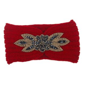 Bandeau cheveux en laine à empiècement en perles modèle Greta Le Bandeau Français | Bandeau Cheveux Femme <h3>Ajoutez une touche de luxe à votre look avec le bandeaucheveux en laine à empiècement en perles . Ce bandeau aux motifs florals pavés de petites perles est l'accessoire parfait pour votre dressing automne-hiver.</h3>
<ul> <li>Fabrication : Fait main</li> <li>Taille : Bandeau Greta en taille unique</li> <li>Dimensions : 21 cm longueur x 11 cm hauteur</li> <li>Composition : Laine acrylique</li> <li>Type : Bandeau cheveux femme.</li>
</ul>